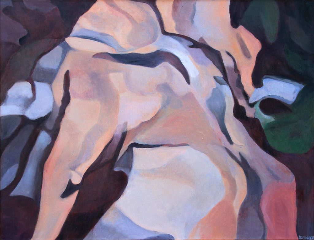 Torso, 90 x 120 cm, Öl auf Leinwand